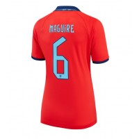 England Harry Maguire #6 Bortatröja Kvinnor VM 2022 Korta ärmar